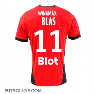 Camiseta Stade Rennais Ludovic Blas #11 Primera Equipación 2024-25 manga corta Camiseta Stade Rennais Ludovic Blas #11 Primera Equipación 2024-25 manga corta